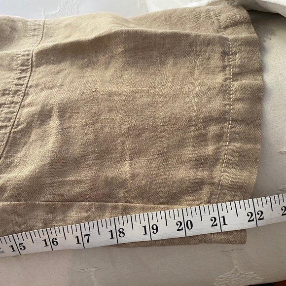 Billy Blues, size 6, linen capri pants - Picture 12 of 13